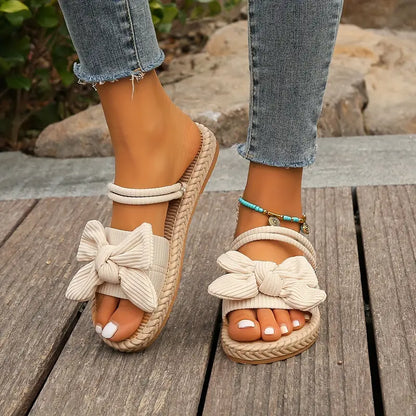 Teresa® | Stylish Flat Sandals With A Bow