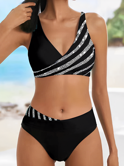 Jacqueline® | Luxurious Striped Summer Bikini