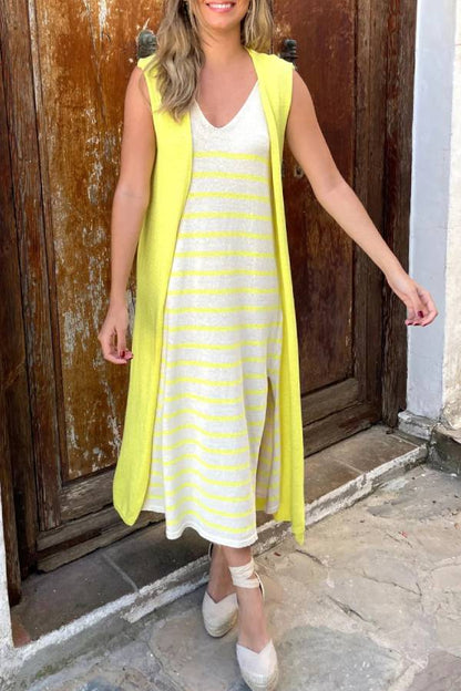 Liam® | Fine, flowing knitted dress