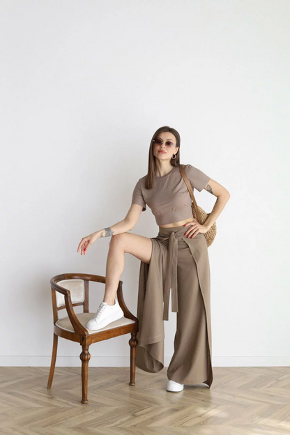 Leila® | Wide-cut linen trousers