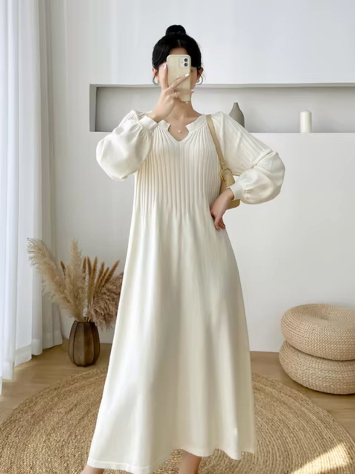 Leticia® | Loose knit maxi dress for women