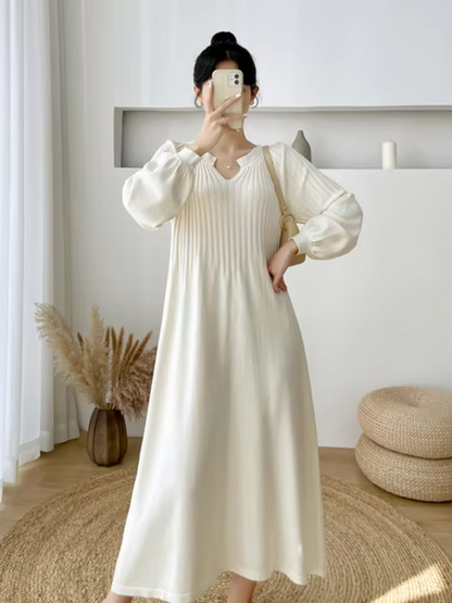 Leticia® | Loose knit maxi dress for women