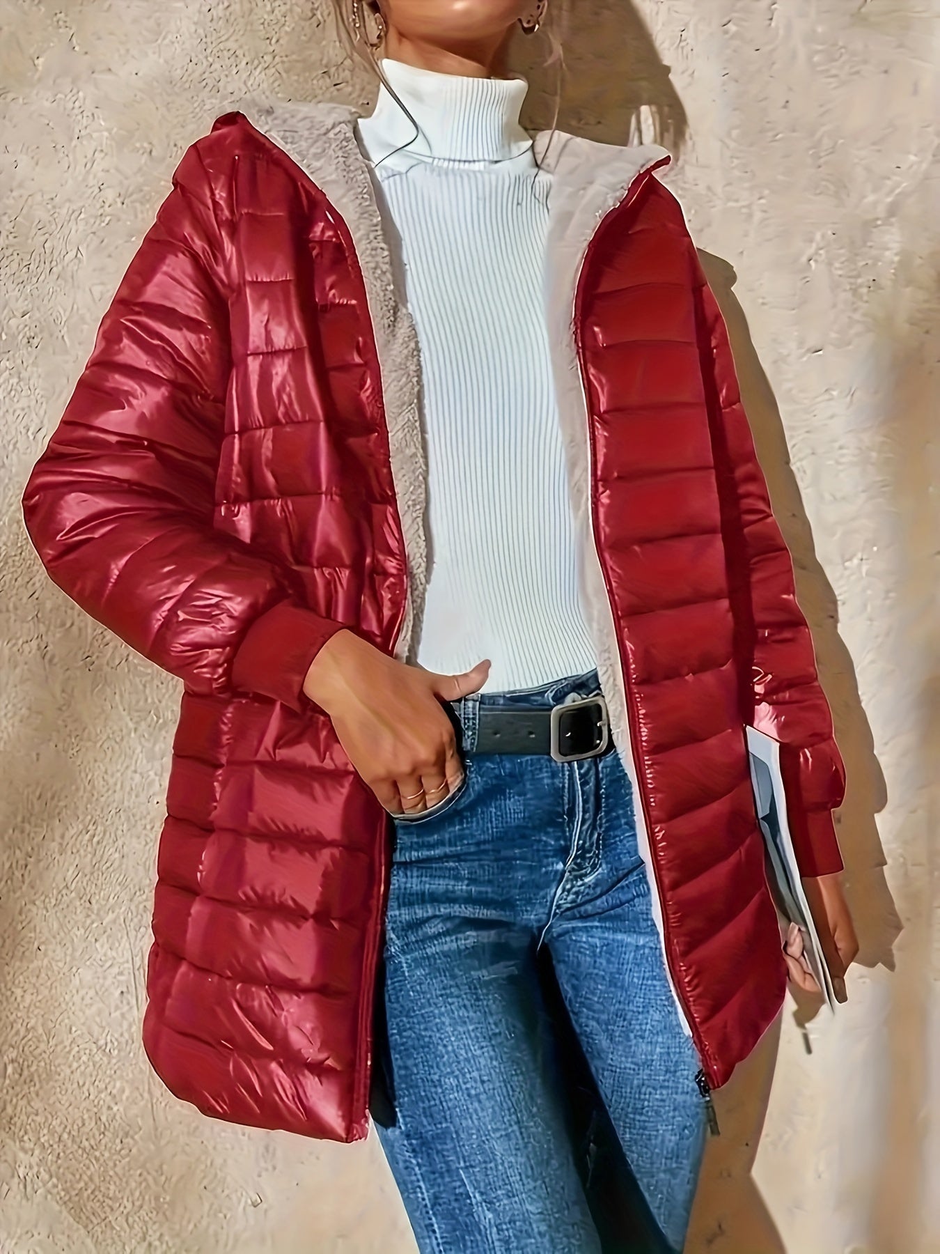 Xenia® | Cozy hooded quilted coat with soft lining