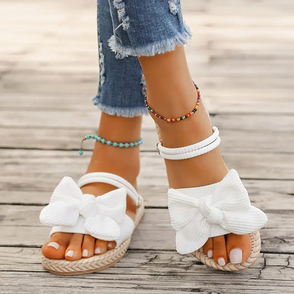 Teresa® | Stylish Flat Sandals With A Bow