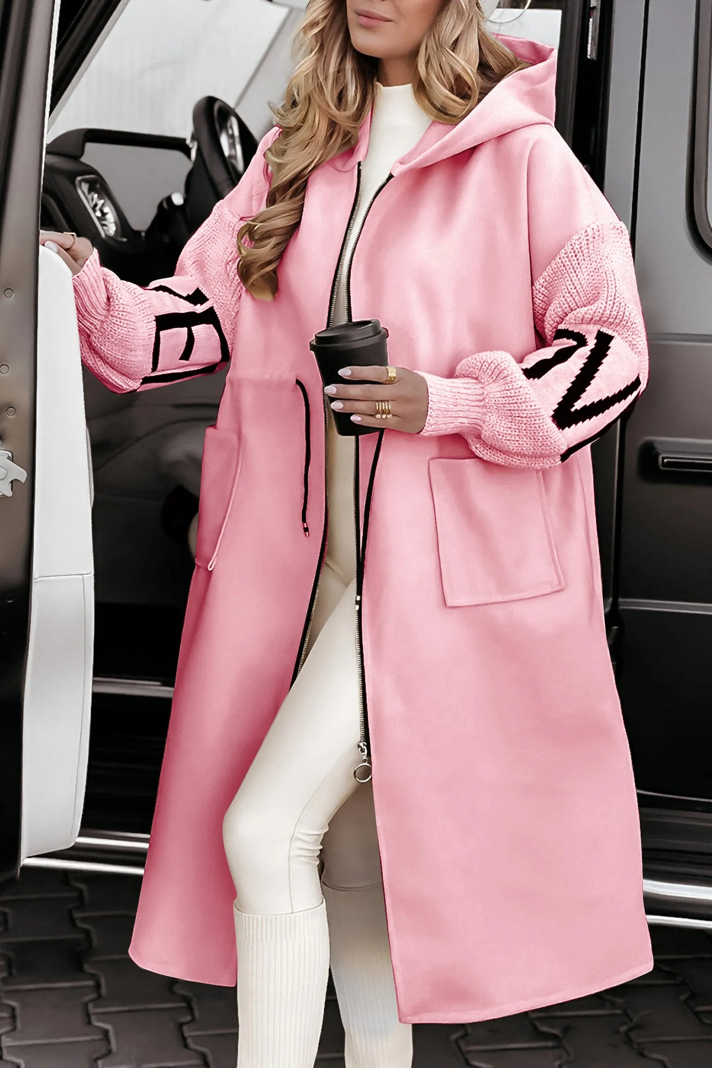 Abigail® | Hooded Patchwork Jacket