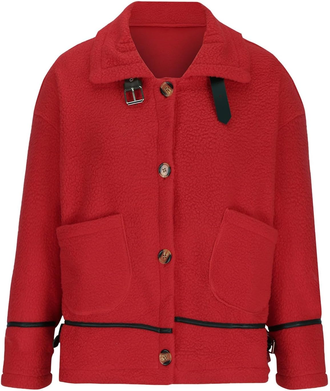 Leocadia® | Warm long women's coat with pockets