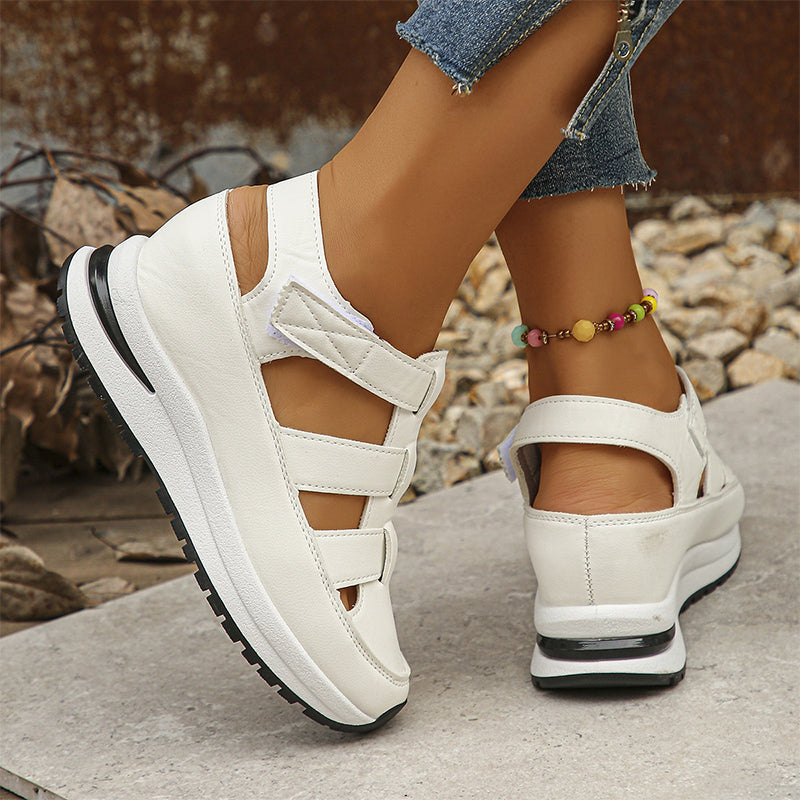 Renata® | Orthopedic sneaker sandals made of vegetable leather