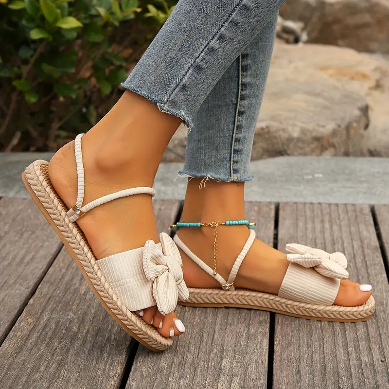 Teresa® | Stylish Flat Sandals With A Bow