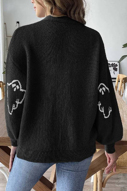 Leila® | Stylish Loose Casual Cartoon Jacquard Jacket