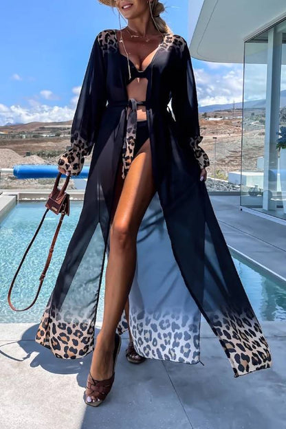 Adela® | Printed beach coverup with ties