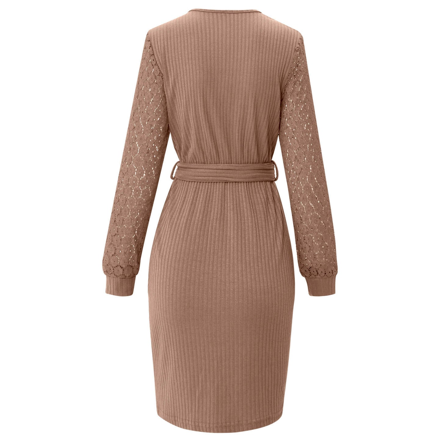 Leticia® | Long sleeve lace wrap dress