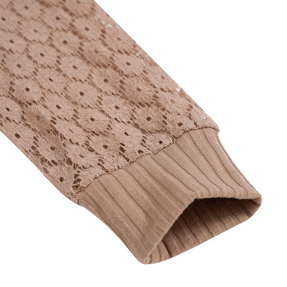 Leticia® | Long sleeve lace wrap dress