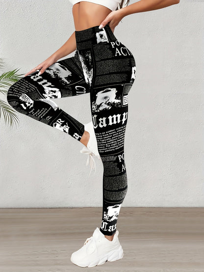 Adara® | Paper print leggings