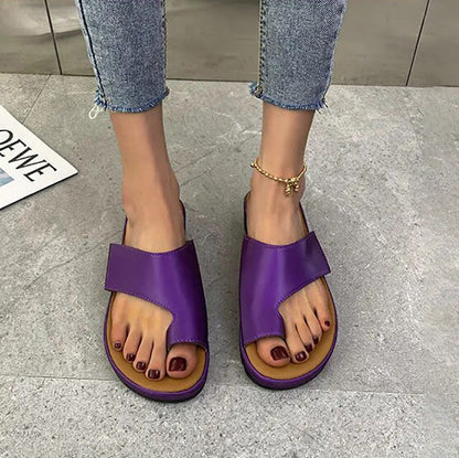 Polixena® | Elegant Leather Sandals For Women