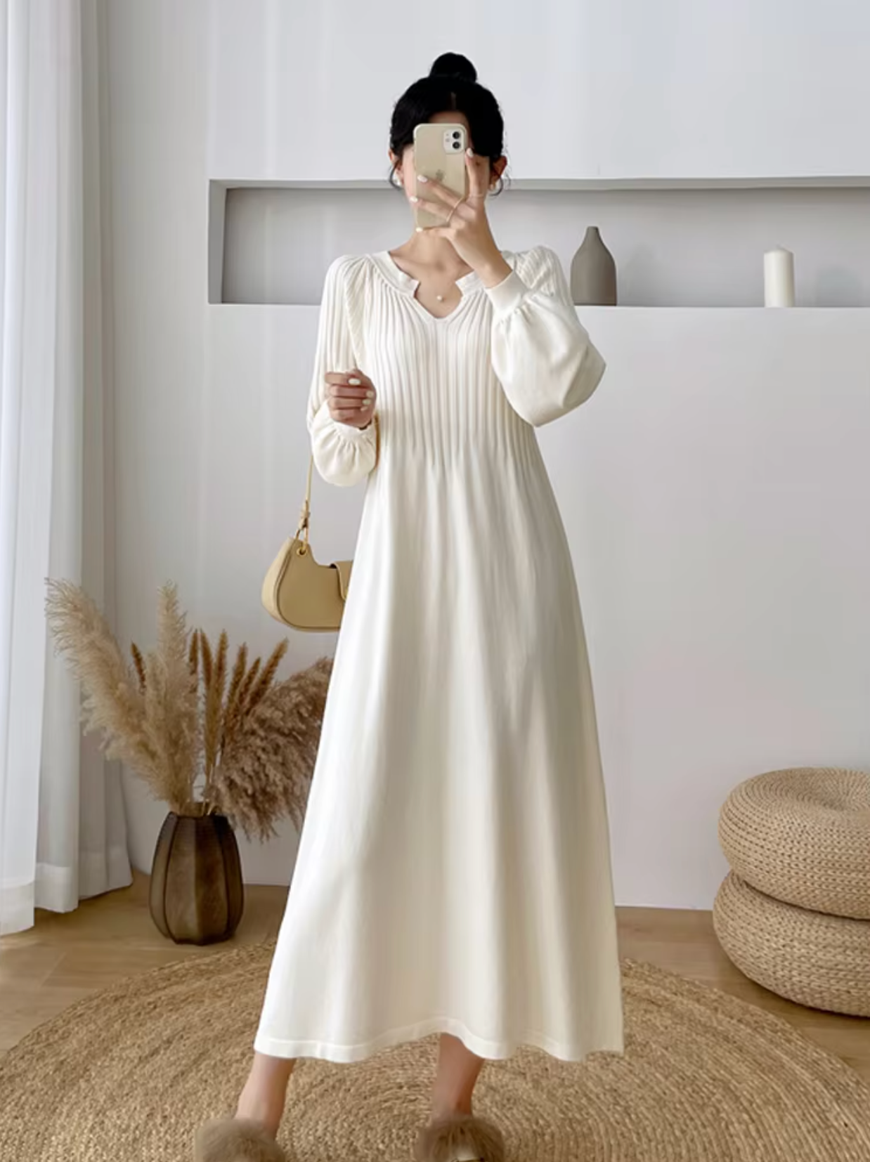 Leticia® | Loose knit maxi dress for women