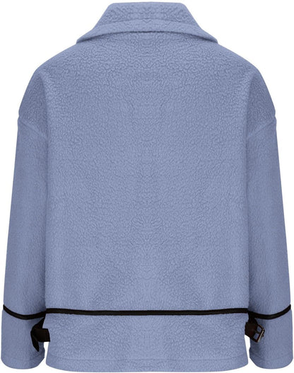 Leocadia® | Warm long women's coat with pockets