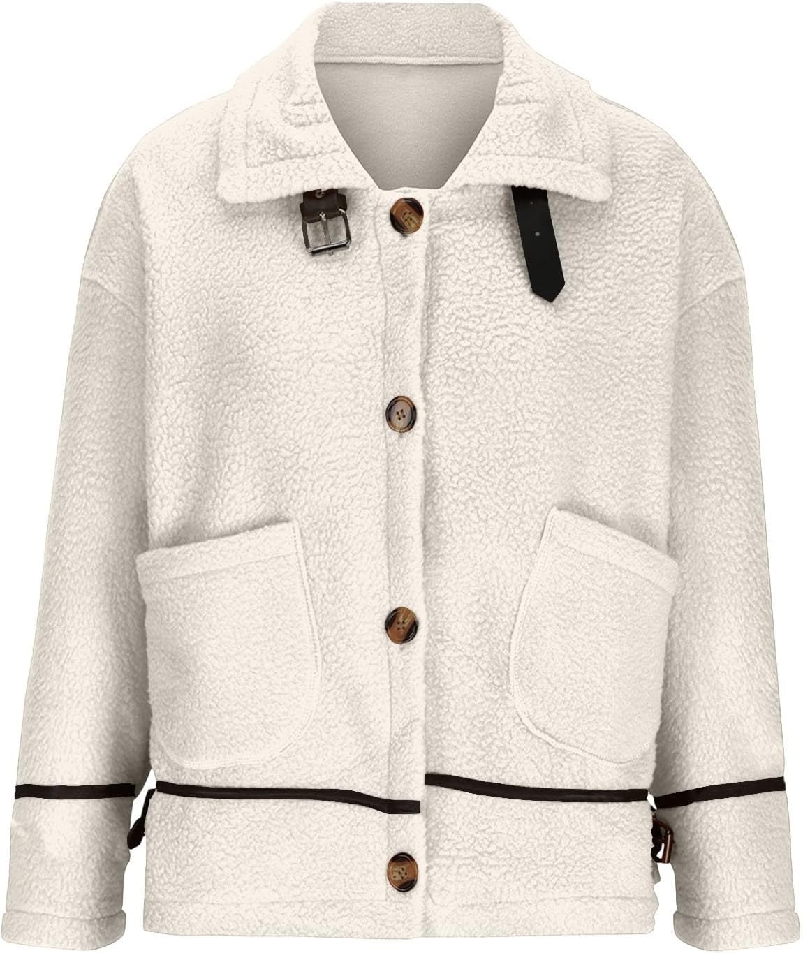 Leocadia® | Warm long women's coat with pockets