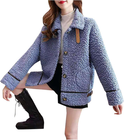 Leocadia® | Warm long women's coat with pockets