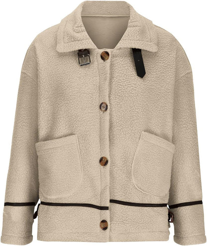 Leocadia® | Warm long women's coat with pockets