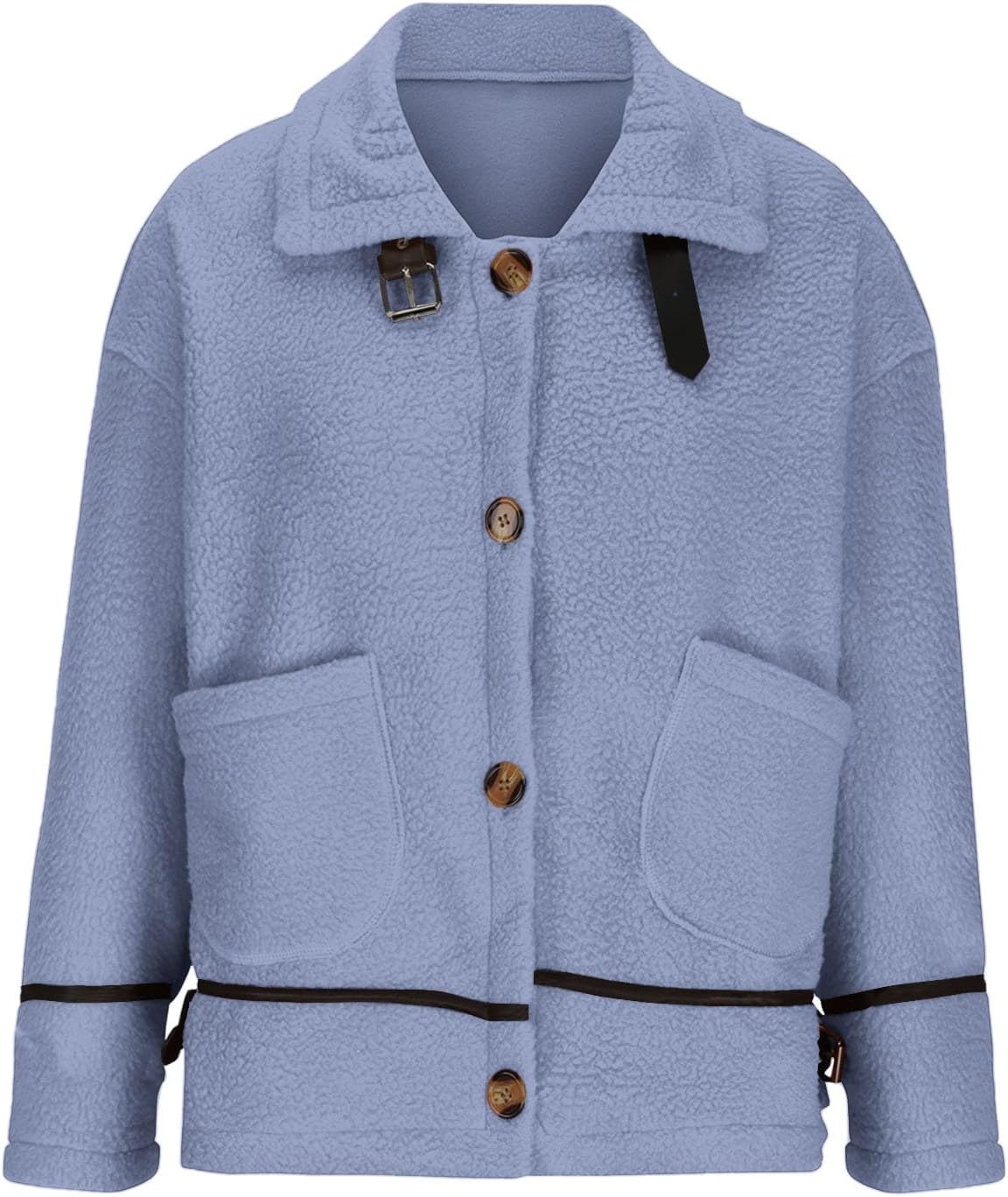 Leocadia® | Warm long women's coat with pockets