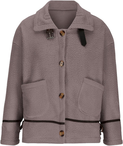 Leocadia® | Warm long women's coat with pockets