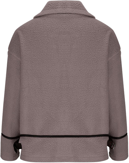 Leocadia® | Warm long women's coat with pockets