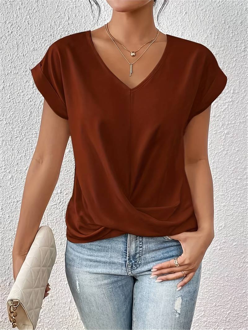 Leonor® | Elegant short sleeve t-shirt