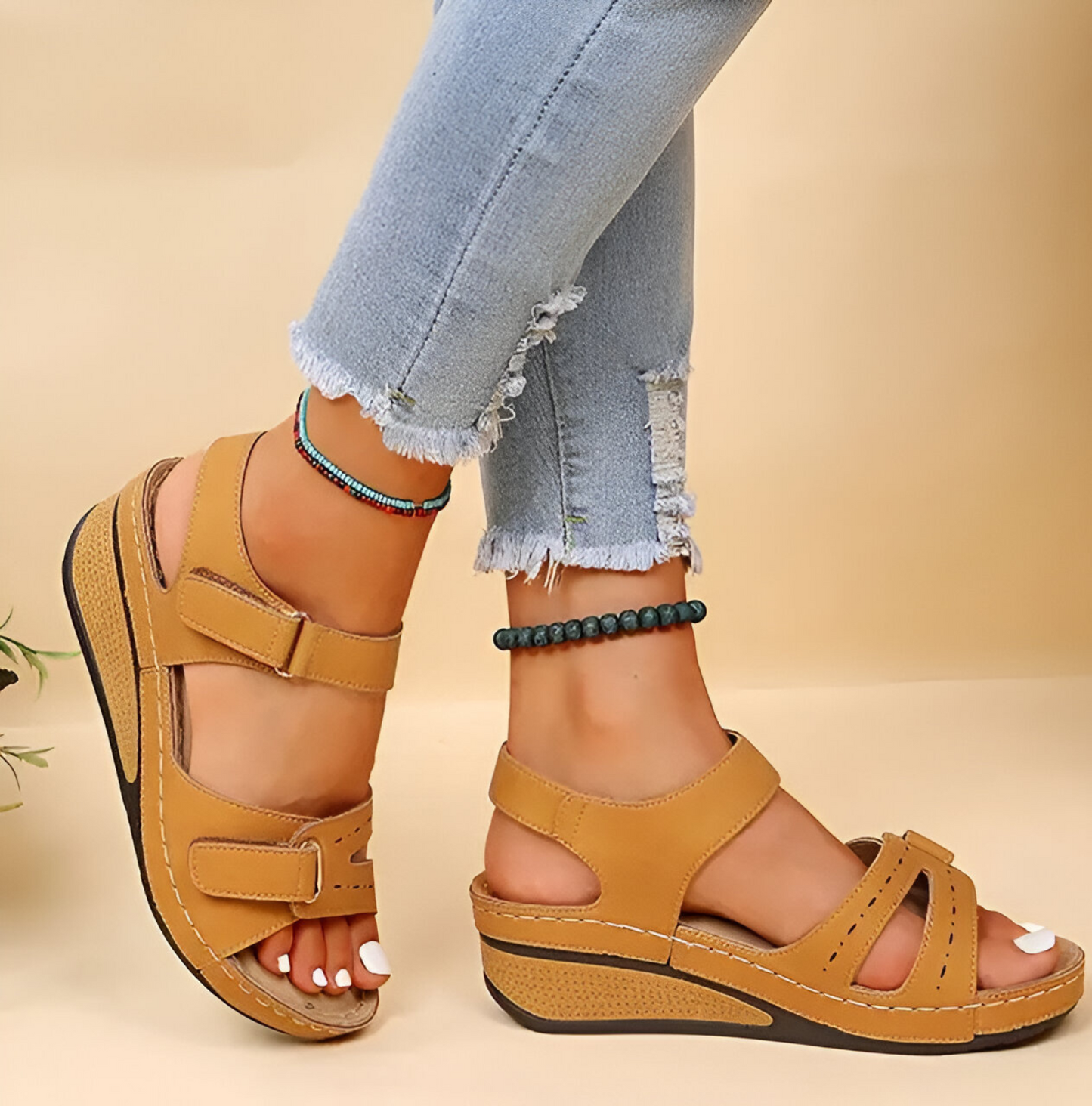 Allison® | Soft elegance wedge sandals