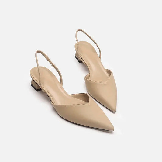 Marina® | Delicate Slingback Pump Sandals With A Pointed Toe
