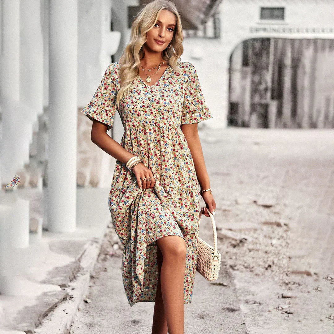Lena® | Women'S Casual Floral Summer Dress