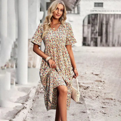 Lena® | Women'S Casual Floral Summer Dress