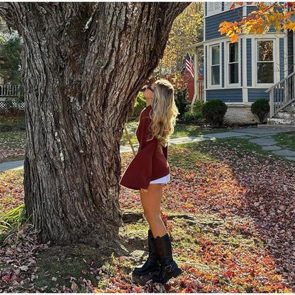 Leila® | Stylish cardigan with a V-neck