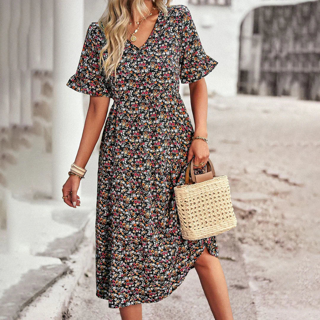 Lena® | Women'S Casual Floral Summer Dress
