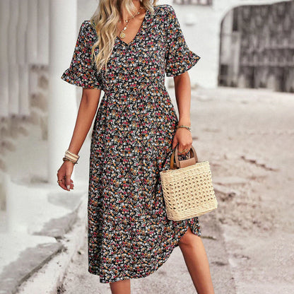 Lena® | Women'S Casual Floral Summer Dress