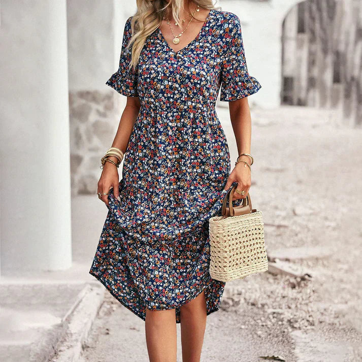 Lena® | Women'S Casual Floral Summer Dress