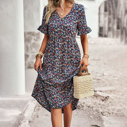 Lena® | Women'S Casual Floral Summer Dress