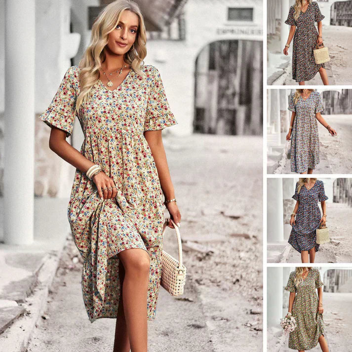 Lena® | Women'S Casual Floral Summer Dress