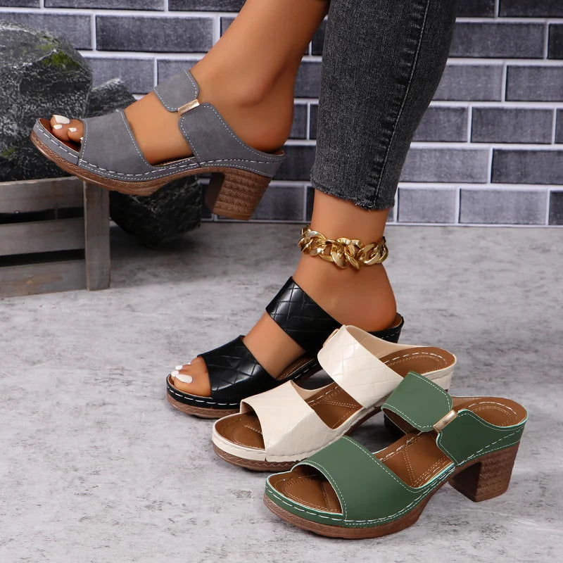 Leila® | Versatile Block Heel Sandals For Every Occasion