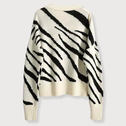 Francisca® | Abstract print sweater for women