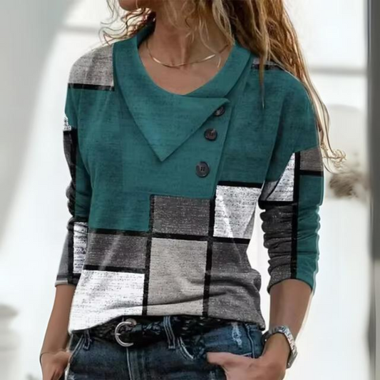 Constanza® | Casual autumn long sleeve shirt