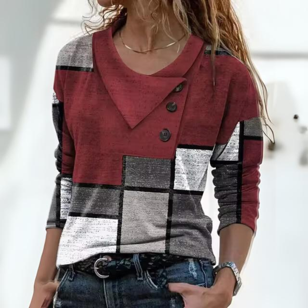 Constanza® | Casual autumn long sleeve shirt