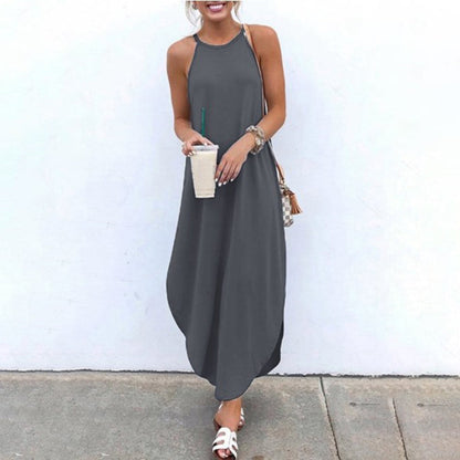 Luz® | Spaghetti Strap Dress With Side Slit