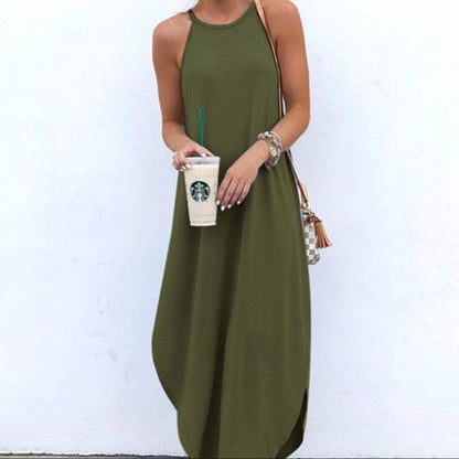 Luz® | Spaghetti Strap Dress With Side Slit