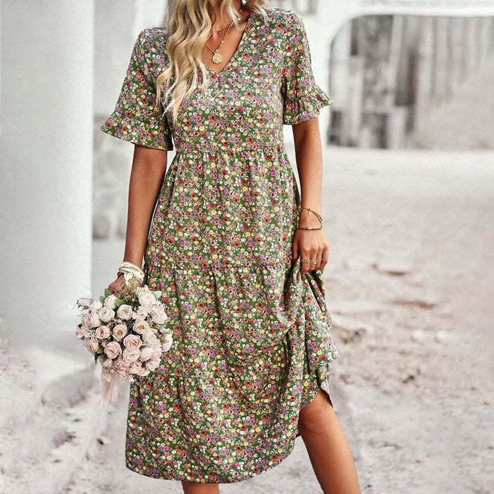 Lena® | Women'S Casual Floral Summer Dress
