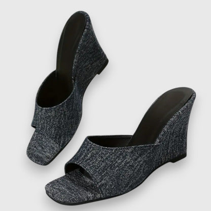 Ximena® | Jeans Keilabsatz Sandals