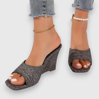 Ximena® | Jeans Keilabsatz Sandals