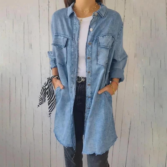 Linda® | Comfortable summer denim coat