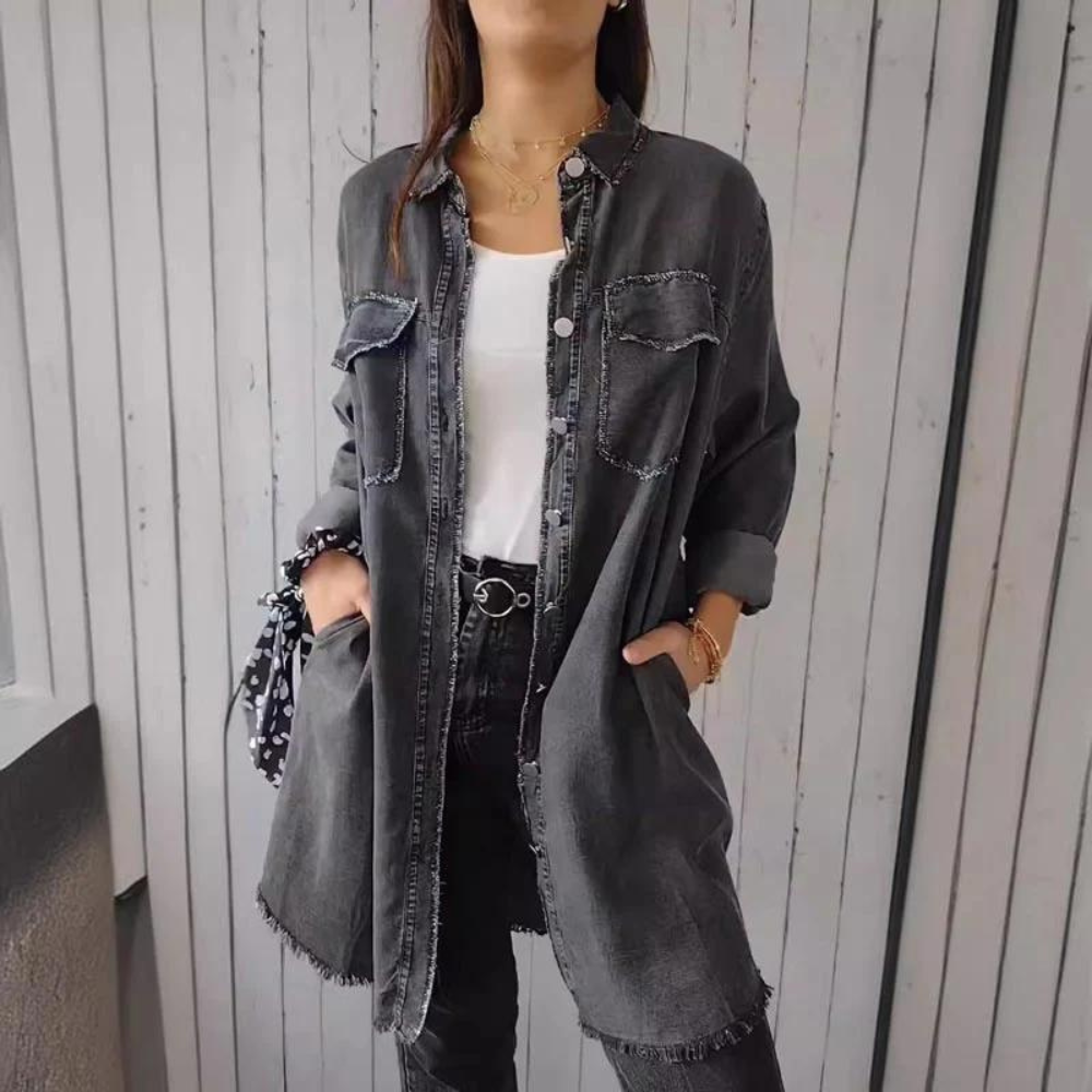 Linda® | Comfortable summer denim coat