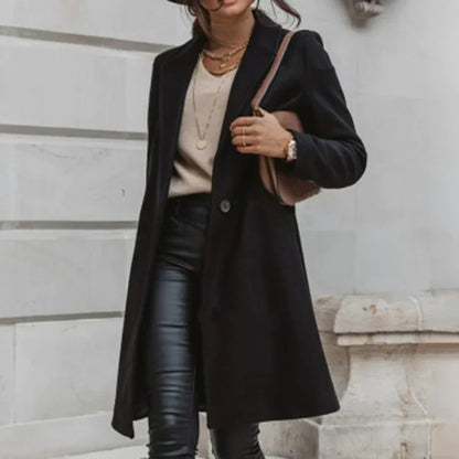 Dalia® | elegant long wool coat for winter