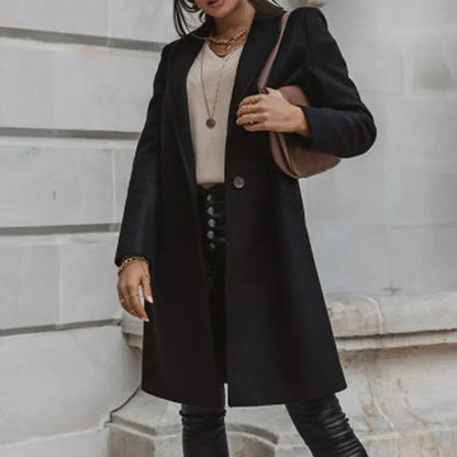 Dalia® | elegant long wool coat for winter